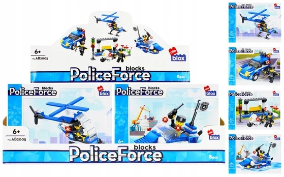 Policijos statybinių trinkelių mišinys Alleblox