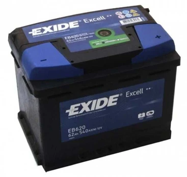 Akumuliatorius EXIDE 62 Ah 540 A EN 12V