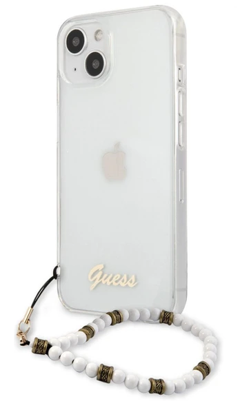 Dėklas Guess GUHCP13MKPSWH iPhone 13 6.1 White Pearl