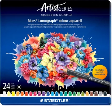 Staedtler Farveblyant Mars Lumograph akvarel ass(24)