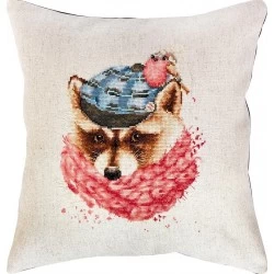 Pillow Racoon in the Hat SPB157