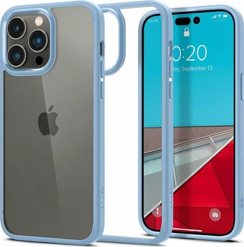 Dėklas Spigen Crystal Hybrid, sierra mėlynas - iPhone 14 Pro