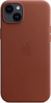 Telefono dėklas Apple Leather Case with MagSafe, Apple iPhone 14 Plus, ruda
