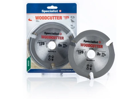 Pjovimo diskas SPECIALIST+ WOOD CUTTER, 125 x 22 mm