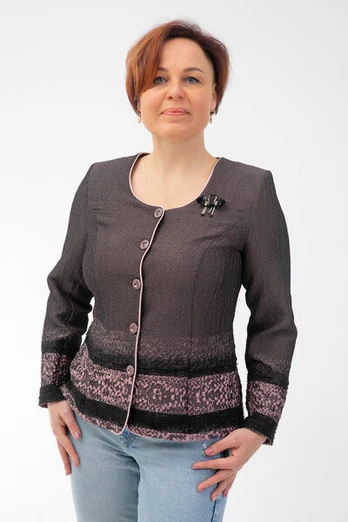 Švarkelis moterims Agat Collection, rudas