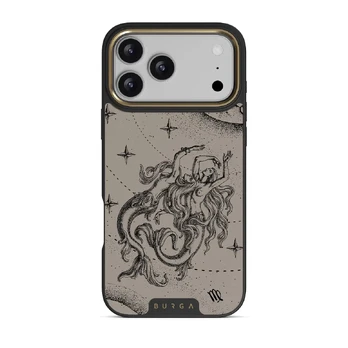 Virgo - iPhone 17 Pro Max Case, Elite Dark (MagSafe) / Gold / Nude