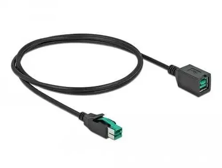 „Delock PoweredUSB prailginimo laidas, 12 V, 1 m“