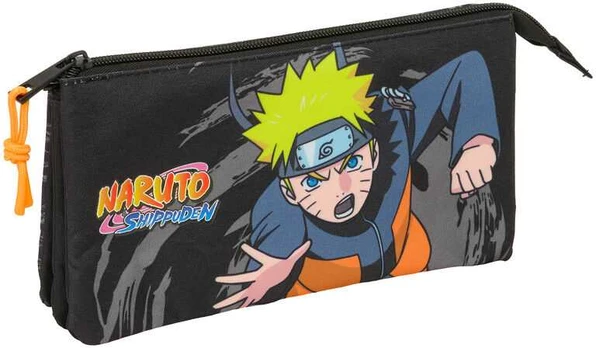 Safta Naruto Shippuden triple pencil case