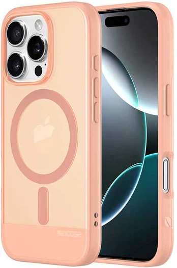 Incase Slim Case MagSafe – dėklas iPhone 16 Pro (raudonai rožinis)