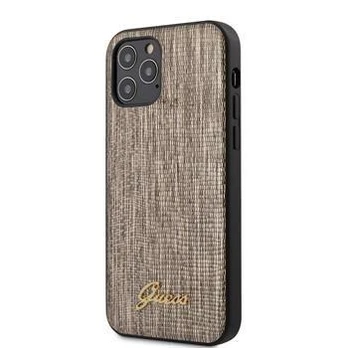 Telefono dėklas Guess, Apple iPhone 12/Apple iPhone 12 Pro, aukso