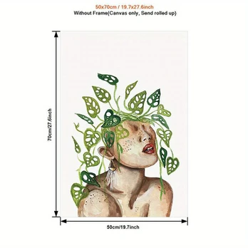 Plakatas Monstera, 50,04*70,1cm Be rėmelio