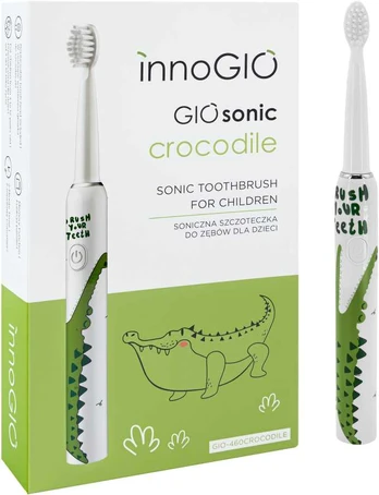 InnoGiO garsinis dantų šepetėlis krokodilas GIO-460