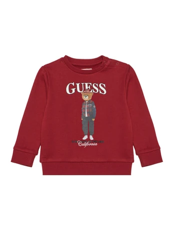 Guess Džemperis N6BQ03 K6112 Tamsiai raudona Regular Fit