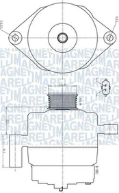 Kintamosios srovės generatorius MAGNETI MARELLI 063732181010