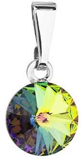 Evolution Group Modern pendant with žalias Swarovski crystal 54018.5 vitrail medium