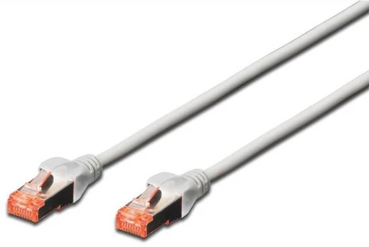 Laidas Digitus CAT 6 S/FTP Patch RJ-45 8P8C, RJ-45 8P8C, 5 m, pilka
