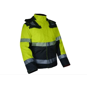Signalinė pašiltinta darbo striukė(dydis 2XL)