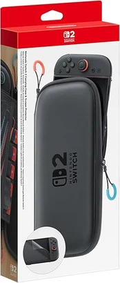 Nintendo Switch 2 Carry Case + Screen Protector - BlackOne