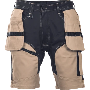 Darbiniai šortai vyrams Cerva Keilor FP Stretch, juoda/smėlio, 58 dydis