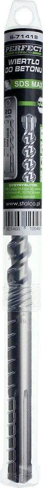 Grąžtas SDS-MAX STALCO PERFECT X5 20,0 x 520 mm