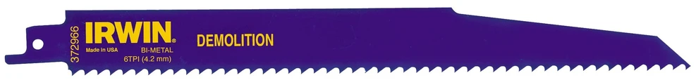 Tiesinis pjūklelis ardymui, 225 mm, 6 TPI, IRWIN