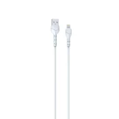 Devia Kintone cable USB - Lightning 1,0 m 2,1A white set 30 pcs V2 kaina