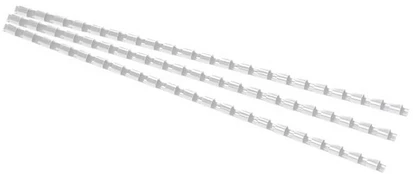 Įrišimo spiralės FOROFIS, 8mm, plastikinės, baltos spalvos