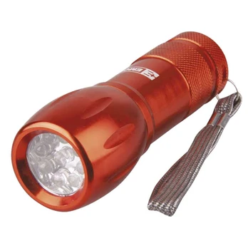 Rankinis prožektorius 9 LED 3xAAA metalinis P3812