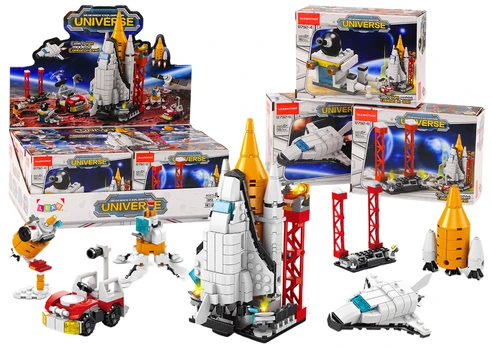 Lean Toys Construction Blocks Space Space Vehicle Rocket MIX