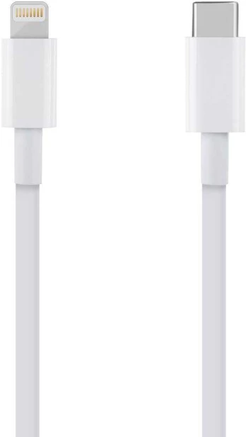 OBAL:ME Fast Charge USB-C/Lightning Cable 1m Baltas