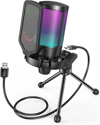 FIFINE AmpliGame A6V RGB, Juodas