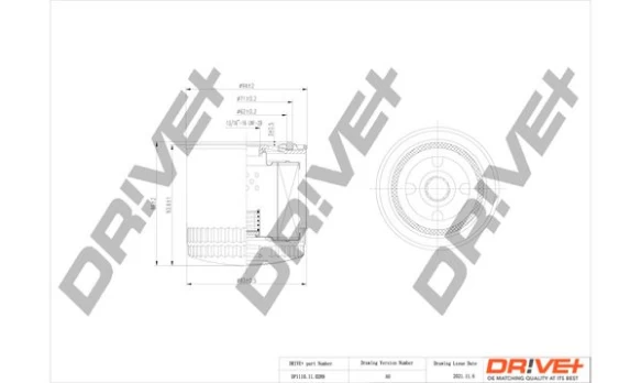 Alyvos filtras Dr!ve+ DP1110.11.0289