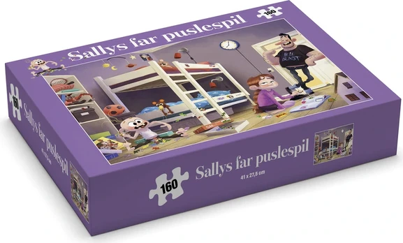 Carlsen Sallys far puslespil, 160 brikker
