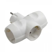 Electraline 55040 Adapter 3 Sockets16A 250V kaina