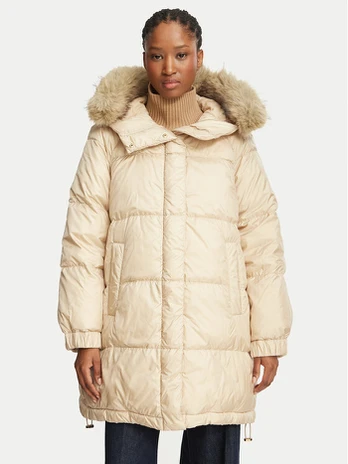 Weekend Max Mara Žieminė striukė Anfora 2625496062 Smėlio Regular Fit