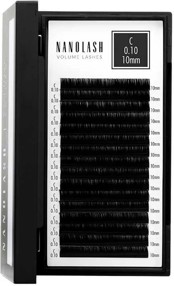 Nanolash VOLUME LASHES false eyelashes 0.10 C #10 mm 1 u