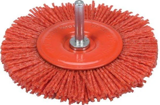 YATO DISKINIS ŠEPETĖLIS SU BOTONU 100mm NAILONAS