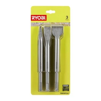 Trys SDS+ kalto antgaliai Ryobi RAKSPC03