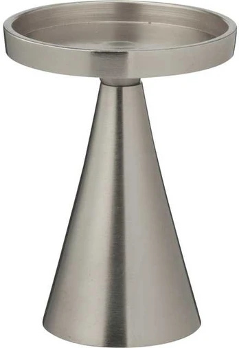 Dekoratyvinė žvakidė, sidabrinė, 13 cm