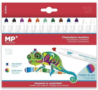 Flomasteriai CHAMELEON MAGIC, MP, 10 sp. + 2 spalvos keitikliai