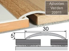 Profilis Effector A03 sujungimo, klijuojamas | ąžuolas Verden 180cm 30x5 mm