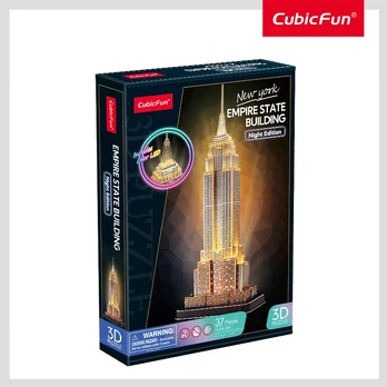 CUBICFUN 3D dėlionė „Empire State pastatas“ (LED)