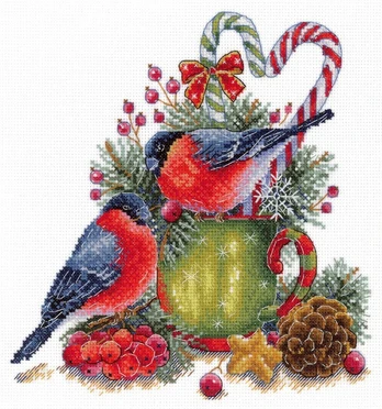 Cross stitch kit "Winter talking" SNV-838