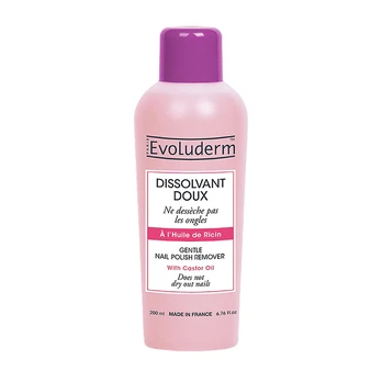 EVOLUDERM DISSOLVANT DOUX GENTLE nagų lako valiklis, 200 ml