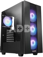 Chieftec PC case GS-02B-OP Hunter 2 Midi Tower 4xRGB USB kaina