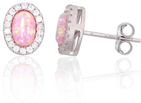 Sidabriniai auskarai moterims DiamondSky „Moon Charm V“