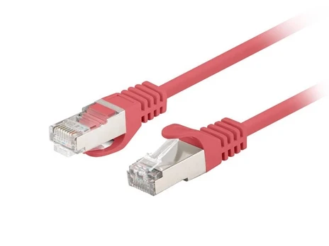 PATCHCORD KAT.6 FTP 1M Raudonas FLUKE PASSED LANBERG 10-PACK