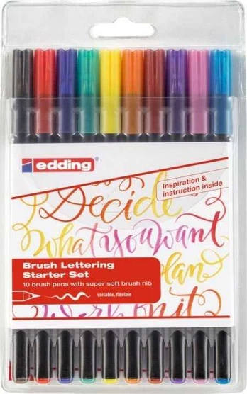 Edding rašiklis e-1340 EDDING, 1-3 mm, 10 vnt, įvairių spalvų
