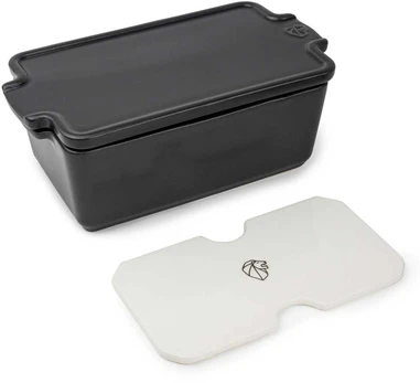 Bread dish, 20x11x7.5 cm, pilkas, Appolia