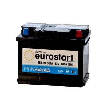 Akumuliatorius eurostart 55Ah 480A